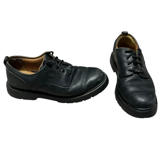 Timberland | Shoes | Timberland Waterproof Black Leather Oxford Dress Shoes  Mens 85m 9554 Laceup | Poshmark